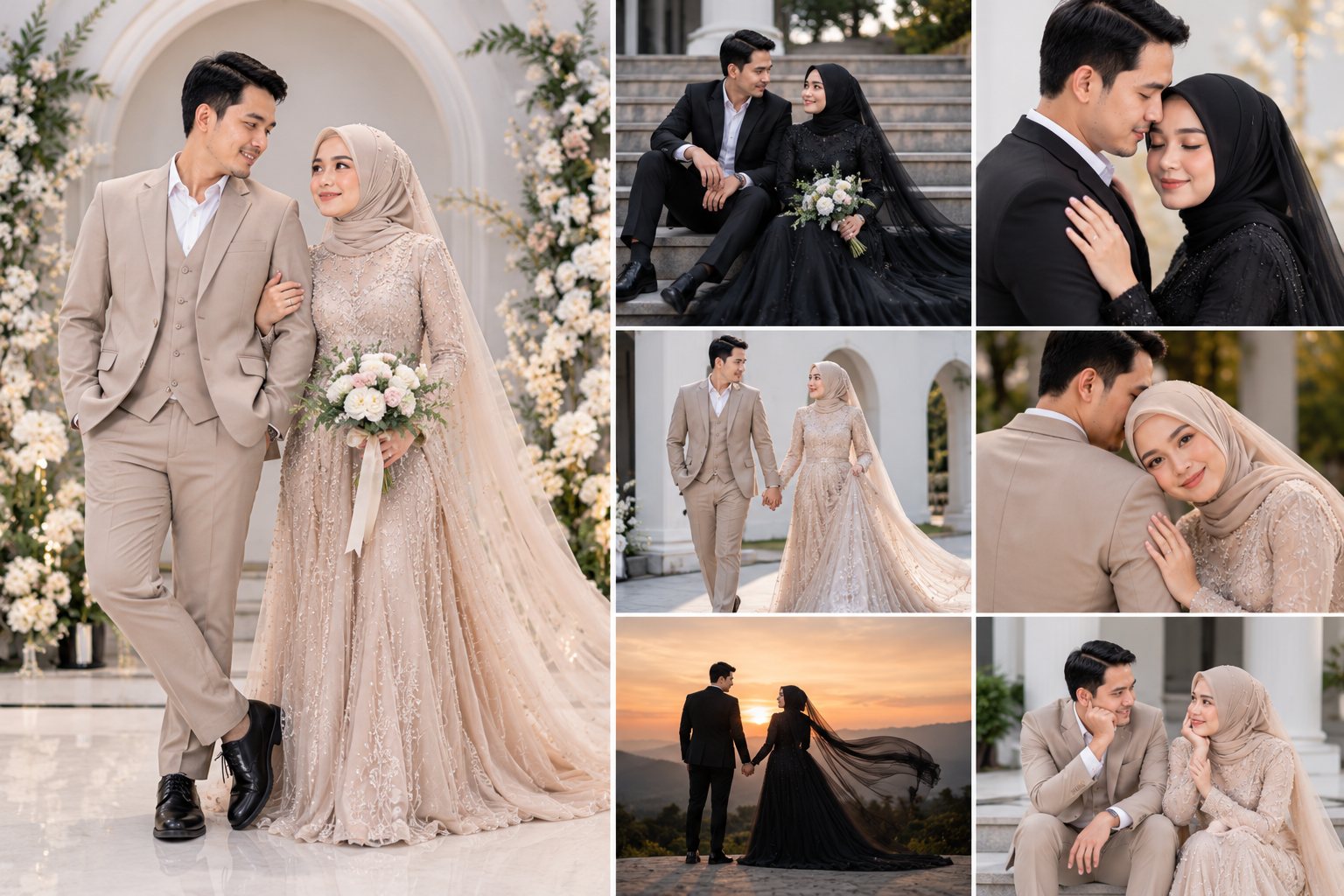 Hasil foto Preweding